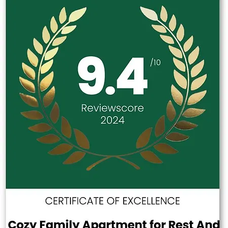 Apartamento Cozy Family For Rest And Fun