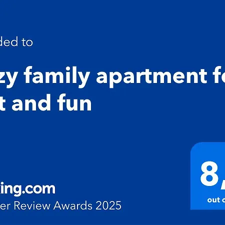 Cozy Family For Rest And Fun דירה *